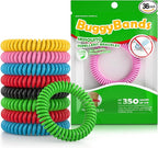 36 Pack Mosquito Repellent Bracelets, DEET-Free Waterproof Bands, Individually Wrapped