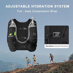 Running Vest with Water Bladder 1.5 Liter, Small Hydration Water Vest, Lightweight Hydration Pack Multi-Pocket 11x - for Hiking Race Trail Marathon for Women Men
