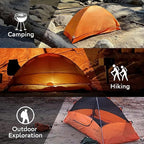 Clostnature Crux Lightweight Tent for Backpacking - 1/2/3/4 Person Ultralight Backpacking Tent, Waterproof Easy Setup Camping Tent, Hiking Tent for Outdoor, Hiking and Mountaineering