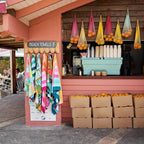 Dock & Bay Beach Towel - Quick Dry, Sand Free - Compact, Lightweight - 100% Recycled - Includes Bag - Aloha Glow - Extra Large (200x90cm, 78x35)