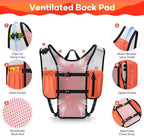 Maelstrom Running Hydration Vest, Hiking Backpack with 2L Water Bladder for Cycling Rave for Men Women