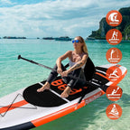 FunWater Inflatable Stand Up Paddle Board with Premium SUP Paddleboard Accessories, Anti-Slip EVA Deck, 11'/10'6'' Paddle Boards for Adults & Youth of All Skill Levels