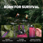 Water Bottle 40oz, Insulated Tumblers with Handle & Straw Lid, Insulated Water Bottle Fits in Cup Holder, Double Wall BPA-Free, Stainless Steel Travel Cup Leak-proof to Keep Cold 24H&Hot12H