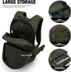 Mardingtop Tactical Molle Backpack for Men - 28L EDC Hiking & Motorcycle Backpack
