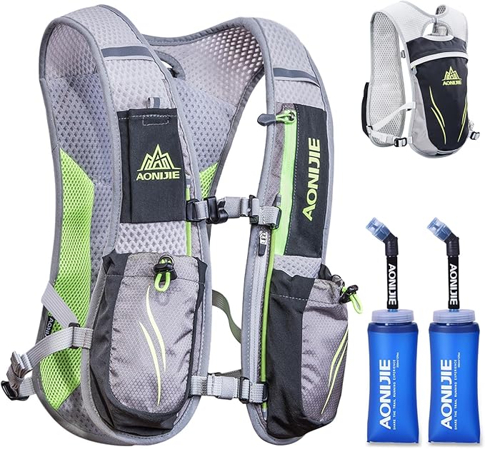 Azarxis Hydration Running Vest Backpack Pack 5L 5.5L for Women and Men Jogging Trail Race Marathon Cycling Hiking