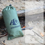 Camping Tarp 10x10 ft (3x3 m) Waterproof Lightweight Rain Fly - Backpacking, Hammock Shelter, Emergency Survival Tent, Durable, Compact All-Weather Cover