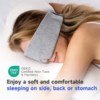 Umisleep Utral-Comfortable & Soft Sleep Mask, Light Blocking Modal Cotton Eye Mask for Sleeping, Adjustable Blindfold for Side Sleepers, Breathable Eye Covers with Wide Band for Women & Men (Grey)