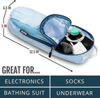 Large Compression Packing Cubes for Travel-Packing Cube Luggage Organizers 7 Piece Set for Checked Luggage-Ultralight, Expandable/Compression Bags by TRIPPED Travel Gear (Landscape)