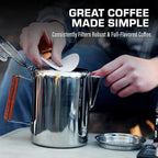 COLETTI Percolator Coffee Filters — Disc Coffee Filters For Percolators – For Bozeman, Butte, & Scoutmaster Camping Coffee Makers – Perfectly Tasteless, Mesh Filter [100 pack, Paper, 3.75”]