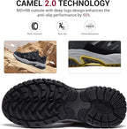CAMELSPORTS Hiking Shoes Men Lightweight Non-Slip Breathable Sneakers Low Top Walking Shoes for Outdoor Trailing Trekking Walking Climbing