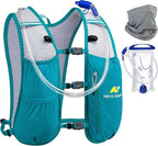 N NEVO RHINO Running Hydration Vest for Women 1.5L Water Bladder Backpack 5L Small -Lightweight Breathable Hydration Vest for Hiking Trail Running Cycling Marathon for Women