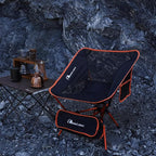 MOON LENCE Portable Camping Chair Backpacking Chair - The 4th Generation Ultralight Folding Chair - Compact, Lightweight Foldable Chairs for Hiking Mountaineering, Beach