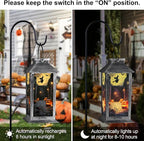 Halloween Decorations Outdoor,Halloween Hanging Decorations,Solar Lantern,Decor for Home Outside Porch Garden Yard Lawn Party Decorations