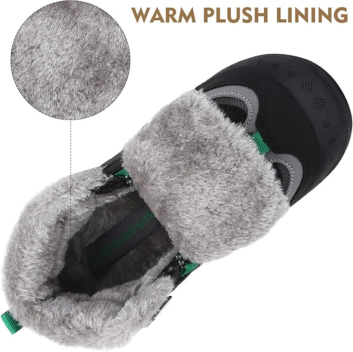 Mishansha Kids Hiking Boots Toddler Girls Boys Hiking Shoes Water-Resistant Anti-Collision Non-Slip Athletic Outdoor Trekking Boots