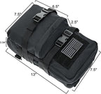 Tactical Mini Molle Hydration Pack,Molle Hydration Carrier with US Flag Water Resistant,Hydropack for Tactical Vest Backpack