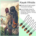 5 Pack Zipper Pull Whistles, Loud Emergency Survival Whistle for Kayak Canoe Fishing Lanyard Zipper Pull Cord Ends Lock Paracord Knife Outdoor Camp Hike Travel Kits