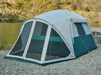 Tents for Camping 6/8/10 Person Camping Tent with Screen Porch, Weatherproof Large Cabin Tent with Rainfly and Carry Bag, Family Tent for Outdoor Camping and Backyard