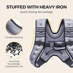 PACEARTH Weighted Vest,4lb/6lb/10lb/12lb/16lb/20lb/25lb/30lb Weight Vest with Reflective Stripe, Body Weight Vests Adjustable for Men, Women Workout, Strength Training, Running, Walking, Jogging