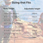 Trekking Poles - Aluminum 7075 Adjustable Walking Sticks with Quick Locks, Expandable to 53", Ultralight for Hiking, Camping, Mountains (Set of 2)