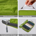 Cipway Compression Packing Cubes, Ultralight Luggage Organizer Bags, Travel Essentials for Carry on Suitcase (3 Piece,Green)