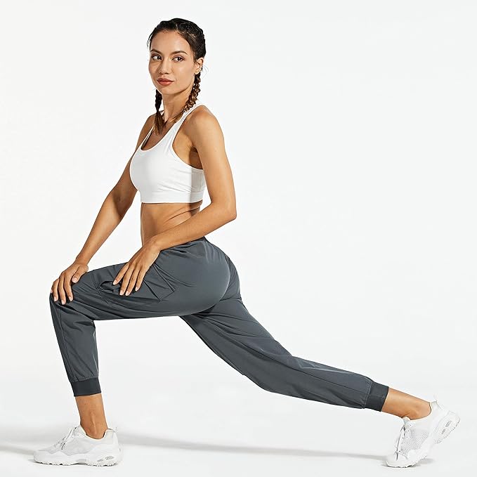 Libin Women's Cargo Joggers Lightweight Quick Dry Hiking Pants Athletic Lounge Casual Travel