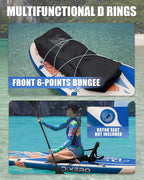 Inflatable Stand Up Paddle Board with SUP Accessories, Anti-Slip EVA Deck, 11'*33" Inflatable Paddle Boards for Adults & Youth of All Skill Levels