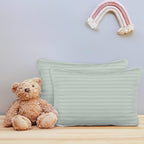 Utopia Bedding Toddler Pillow (Light Grey, 2 Pack) 13x18 Pillows for Sleeping, Soft and Breathable Cotton Blend Shell, Small Kids Pillow Perfect for Toddler Bed and Travel (Intended for Age 2 and up)
