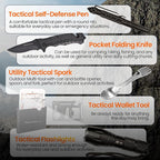 Emergency Survival Kit with First Aid Gears and Supplies - EDC Go Bugout Bag - Get Home Backpack for Camping Outdoor - Tactical Military Molle Pouch Grade - Gift for Man Woman