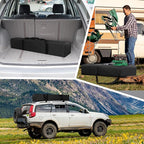 COOLBEBE 45 Inch Tripod Carrying Case - 45x7x7 Inch Storage Bag for Light Stands, Fishing Rods, Tent Poles, and Camera Gear, Water Resistant, Black