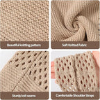 Trifabricy Beach Bags for Women, Large Straw Beach Bag, Beach Tote Bag Shoulder Handbags, Straw Bag Beach Purse for Summer