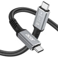 acer USB4 Cable 40Gbps, 8K@60Hz USB-C Video Cable, 240W Fast Charging Thunderbolt 4/3 Braided High Speed Cable Compatible with MacBook, SSD, Docking, iPhone 16 and More (6.6FT)
