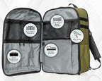 Xtreme Sight Line ~ Versa Backpack ~ Removable Faraday Sleeve fits up to a 16" Laptop ~ Heavy-Duty, Lightweight, Foam Padded & Multiple Large Compartments~ 1000D Nylon/Spacer Mesh ~ OD Green