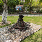 LOOGU Camo Blanket Waterproof Insulation Poncho Liner for Outdoor Camping, Hiking, Hunting, Survival, Backpacking, Picnicking