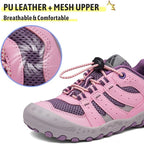 Mishansha Kids Hiking Boots Toddler Girls Boys Hiking Shoes Water-Resistant Anti-Collision Non-Slip Athletic Outdoor Trekking Boots