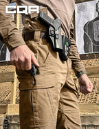 CQR Men's Tactical Pants, Water Resistant Ripstop Cargo Pants, Lightweight EDC Work Hiking Pants, Outdoor Apparel