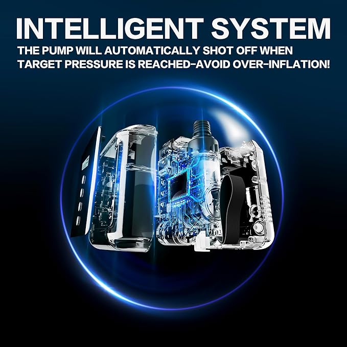 Paddle Board Electric Pump Portable Sup Air Pump with Case, 12V Car Plug Powered Mini Air Compressor Inflator for Inflatable Stand up Paddleboard Kayak boatTent Kite