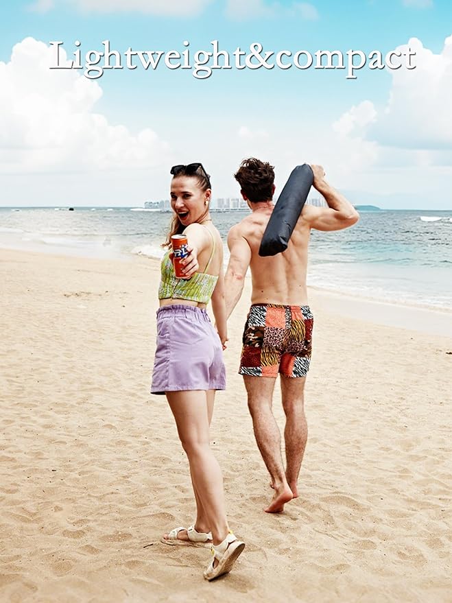 Easy Set-Up Beach Tent - UPF 50+ Sun Shelter for Family (2-3 Person), Portable Instant Sun Shade with 3 Mesh Windows, Windproof Stakes & Storage Pockets, for Beach, Camping, Picnics