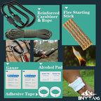 Survival Kits 37 in 1, Gifts for Men Dad Husband Valentine's Day, Emergency Survival Gear and Equipment, Camping Hiking Outdoor Adventure Cool Gadgets, Stocking Stuffers