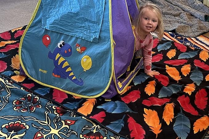 DOWN UNDER OUTDOORS Large Waterproof Windproof Extra Thick 350 GSM Quilted Fleece, or Sherpa Stadium Blanket