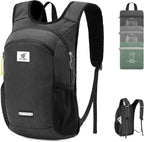 SKYSPER 10L Hiking Backpack, Foldable & Packable Lightweight Daypack for Travel, Collapsible Small Compact Hiking Backpack for Women & Men, Black