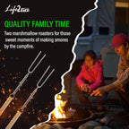 30 Pcs Camp Cooking Utensil Set & Outdoor Kitchen Gear Cookware Kit, Portable Compact Carry Case for Camping, Hiking, Travel, BBQ Grilling Stainless Steel Accessories Spoon & Fork, Navy