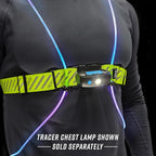 noxgear Tracer2 - Multicolor Illuminated, Reflective Vest for Running or Cycling (Rechargeable, Waterproof)