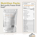 MOUNTAIN ESSENTIALS Freeze-Dried Shredded Pork – Fully Cooked, Ready-to-Eat Meat | 10 Servings per Pouch | 7-Year Shelf Life | Ideal for Daily Meals, Camping, Emergency Preparedness & Survival | Made in USA | Pack of 1