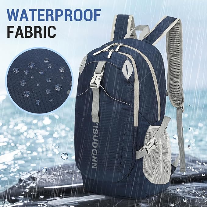 Hiking Backpack, 30L Lightweight Camping Water Resistant Large Hiking Bag Outdoor Travel Daypack for Men Wome