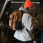 Carhartt 27L Single-Compartment Backpack, Durable Pack with Laptop Sleeve and Duravax Abrasion Resistant Base, Brown