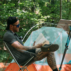 Ultralight Camping Chair, Portable Folding Backpacking Chair with FUll Aluminum Frame, Breathable Mesh, Compact Travel Hiking Chair, Heavy Duty 330 lbs Outdoor Folding Chair with Carry Bag