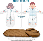 T40 Toddler Sleeping Bags Boys Girls | Ages 2-4 | Puffy Kids Sleeping Bag Camping Sleepovers |up to 46 in| Lightweight Compact Comfort for Indoor Outdoor Machine Washable