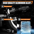 Esgofo LED Flashlights 2 Pack Bright Powerful EDC Handheld Flash Lights, High Lumens Pocket Linterna, 5 Modes, Waterproof, for Gift Survival Emergency Camping