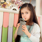 IDEUS Insulated Water Bottle 12oz, Stainless Steel Insulated Water Bottle For School, Insulated Bottles With Straws Leakproof, Vacuum Double Wall Water Bottles For Boys And Girls With 2 Lids, BPA Free