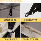 TENPLAY 2-4Person Instant Cabin Tent,Portable Pop Up Tent,One-Touch,Setup with 60s,Spacious Interior,BlackCoating,Waterproof5000mm,Includes Rainfly,Canopy, Blackout Tents for Camping,Hiking,Family